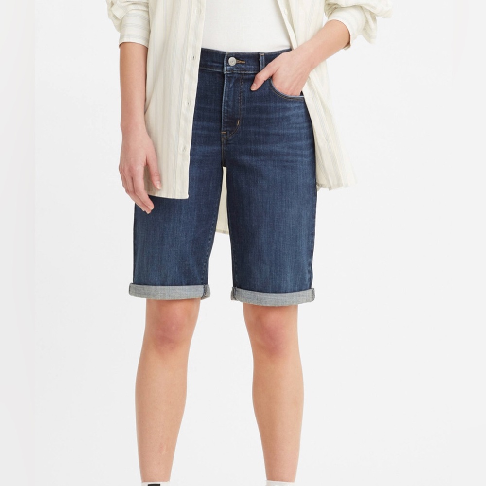 Levi’s Womens Bermuda Jean Shorts